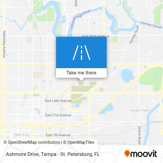 Ashmore Drive map