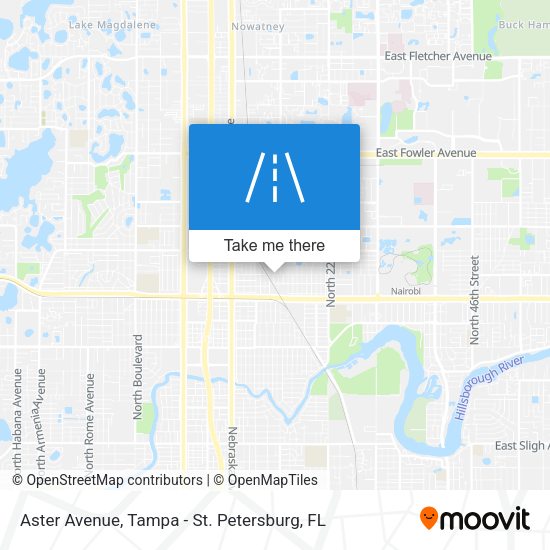 Mapa de Aster Avenue