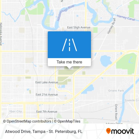 Atwood Drive map