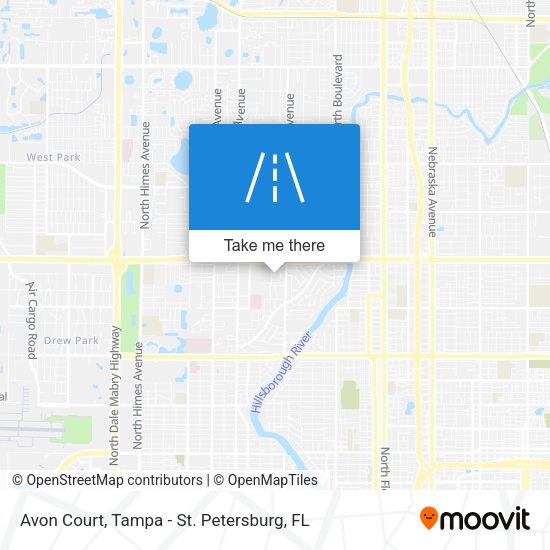 Avon Court map