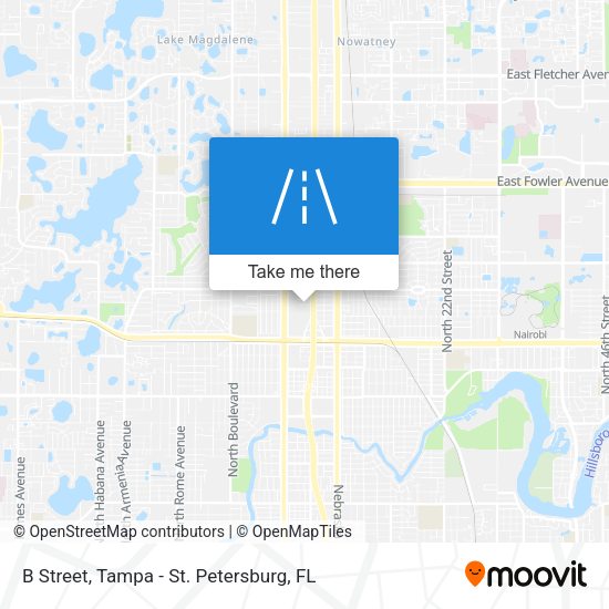 B Street map
