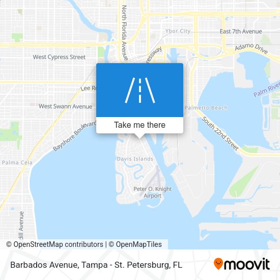 Mapa de Barbados Avenue