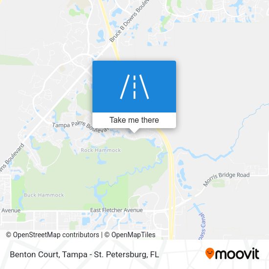 Benton Court map