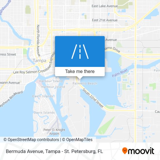 Bermuda Avenue map