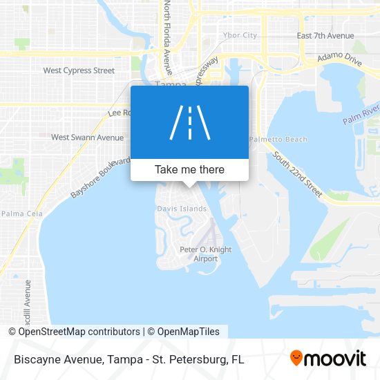 Biscayne Avenue map