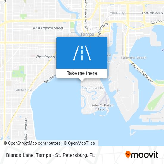 Blanca Lane map
