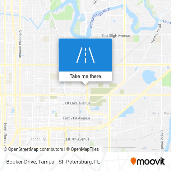 Booker Drive map