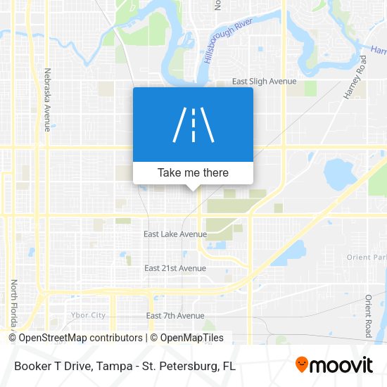 Booker T Drive map