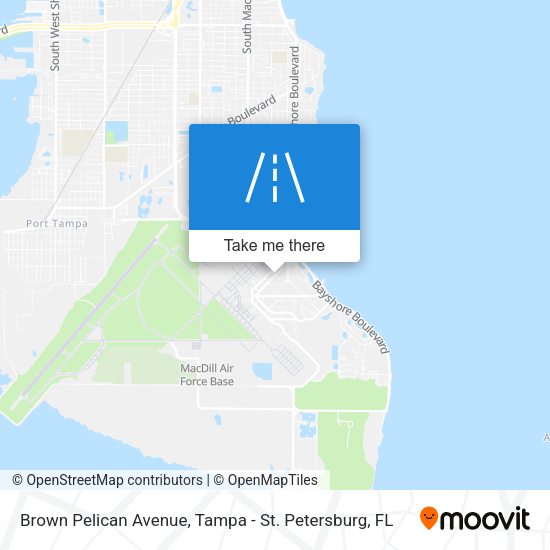 Mapa de Brown Pelican Avenue