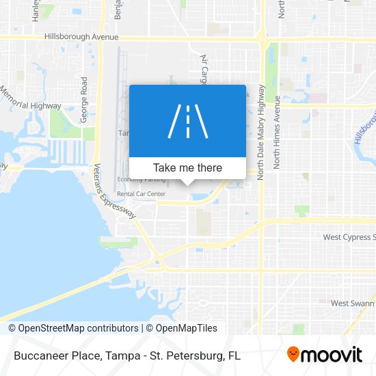 Buccaneer Place map