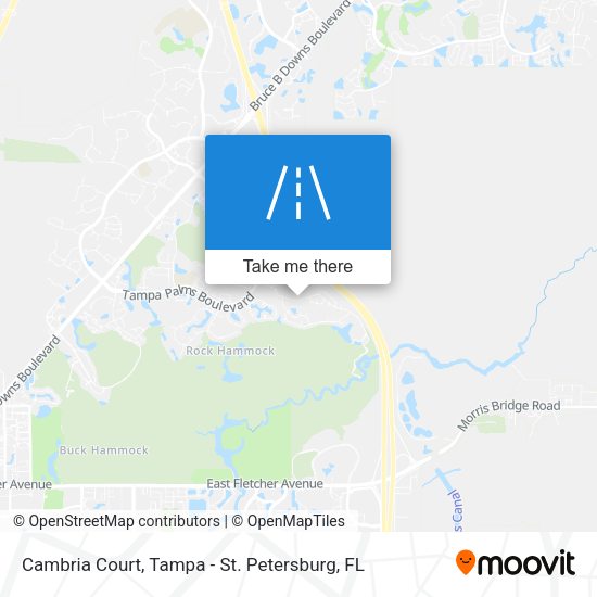 Cambria Court map