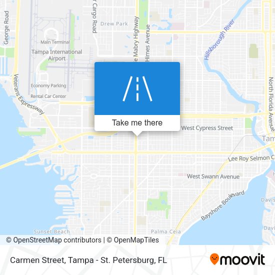 Mapa de Carmen Street