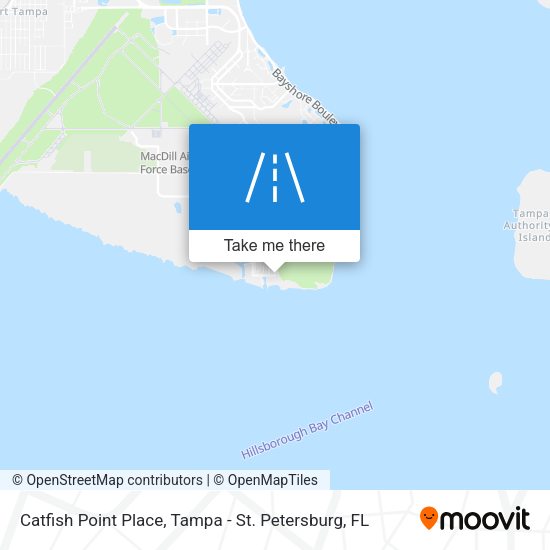 Catfish Point Place map