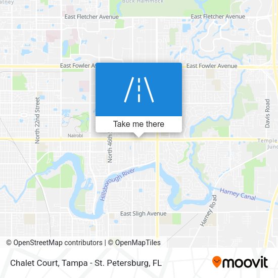 Chalet Court map