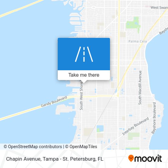 Chapin Avenue map