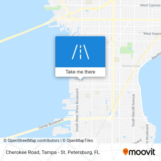 Mapa de Cherokee Road