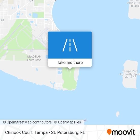 Chinook Court map