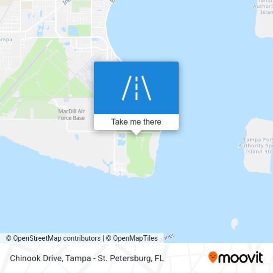 Chinook Drive map