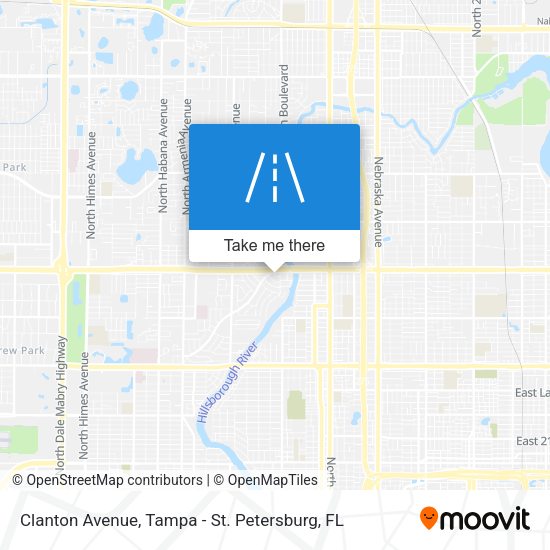 Mapa de Clanton Avenue