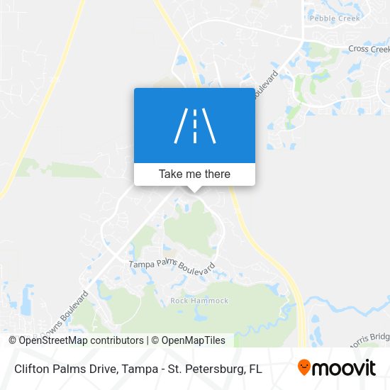Mapa de Clifton Palms Drive