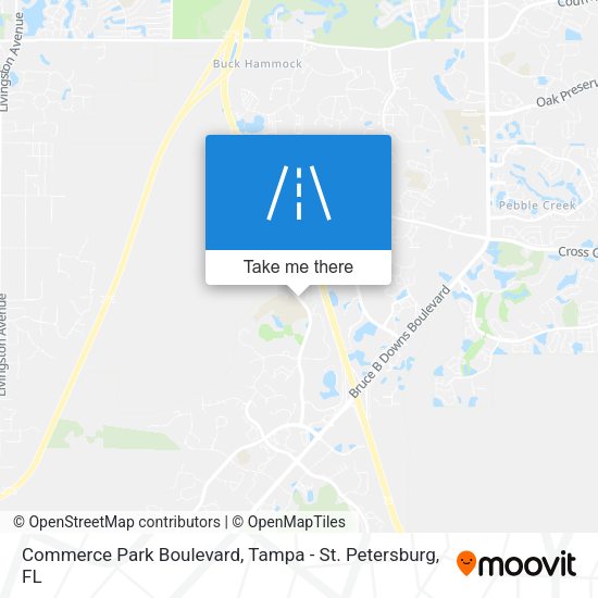 Commerce Park Boulevard map