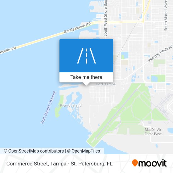 Commerce Street map