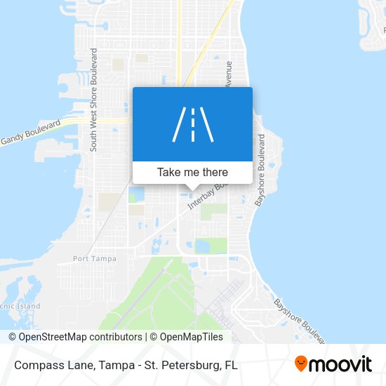 Compass Lane map