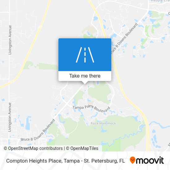 Compton Heights Place map