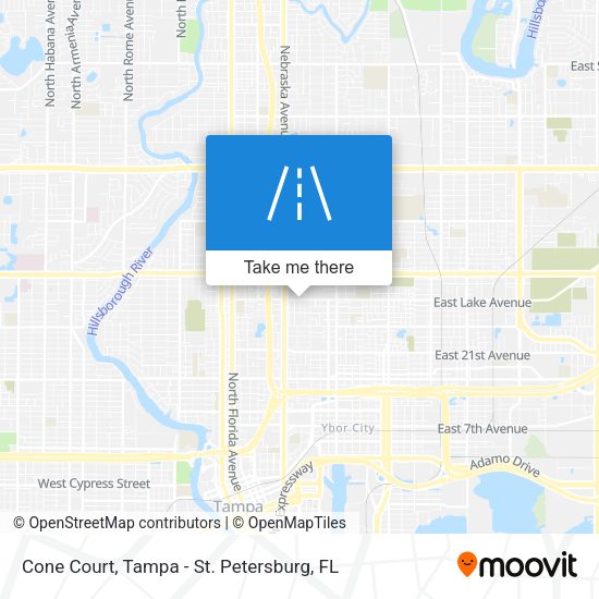 Cone Court map