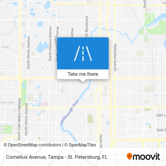 Mapa de Cornelius Avenue
