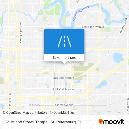 Mapa de Courtland Street