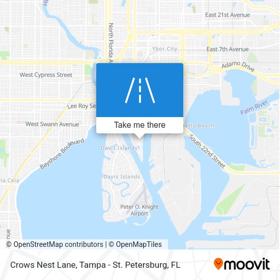 Mapa de Crows Nest Lane