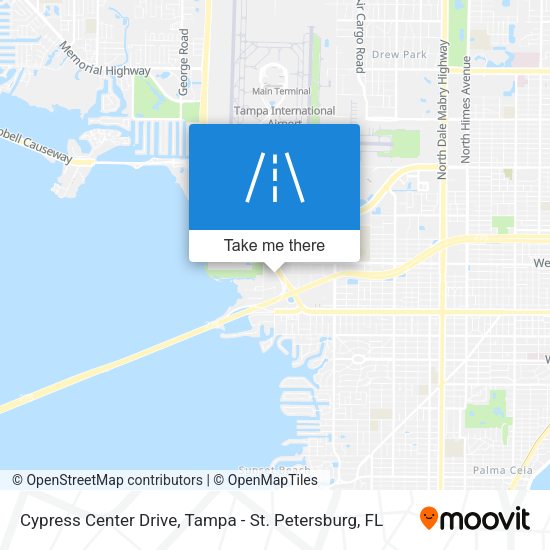 Cypress Center Drive map