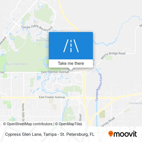 Mapa de Cypress Glen Lane