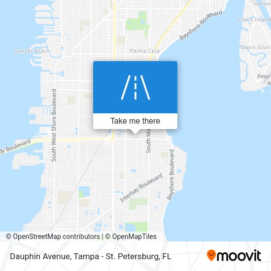Dauphin Avenue map