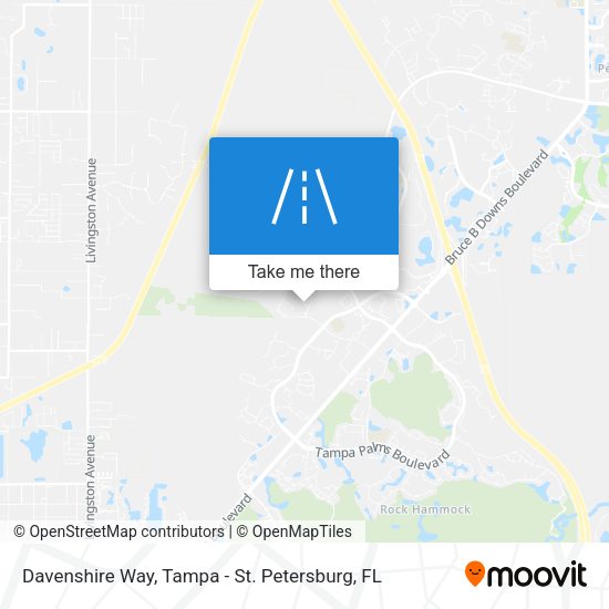 Davenshire Way map