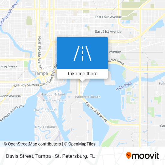 Mapa de Davis Street