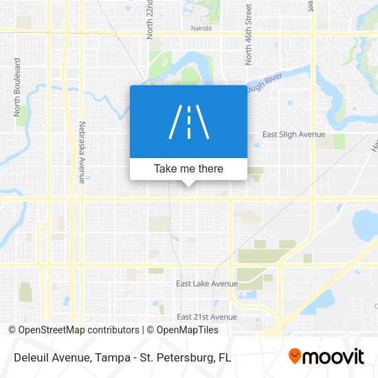 Deleuil Avenue map