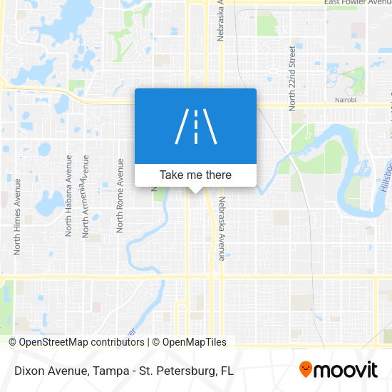 Dixon Avenue map