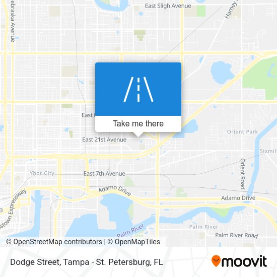 Dodge Street map