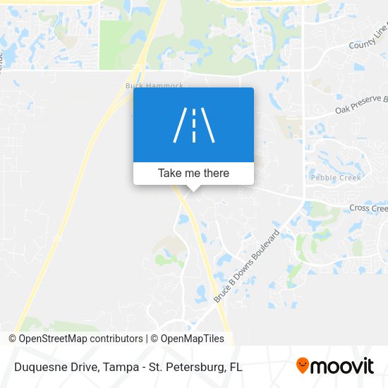 Duquesne Drive map