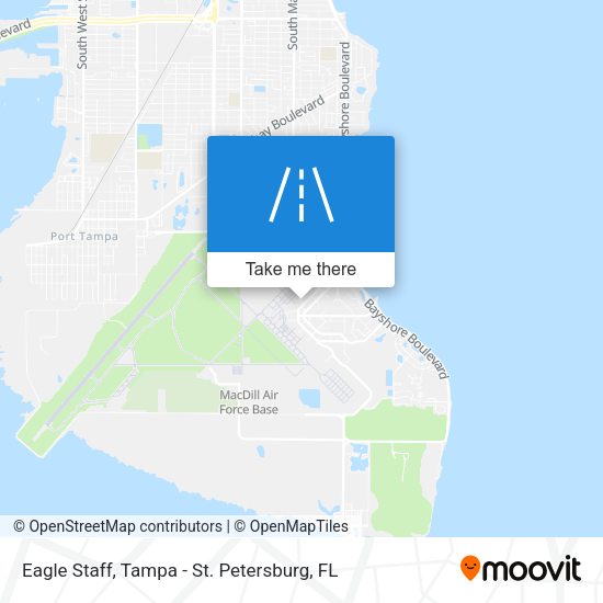 Eagle Staff map