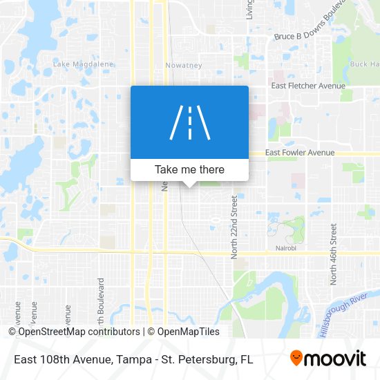 Mapa de East 108th Avenue