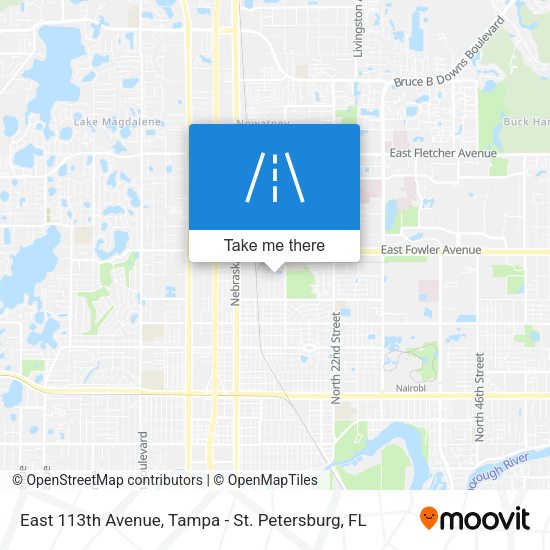 Mapa de East 113th Avenue