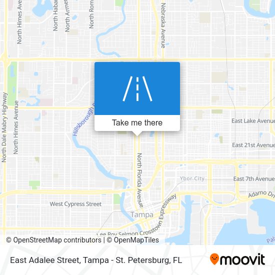 East Adalee Street map