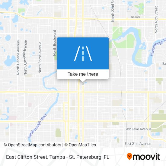 East Clifton Street map