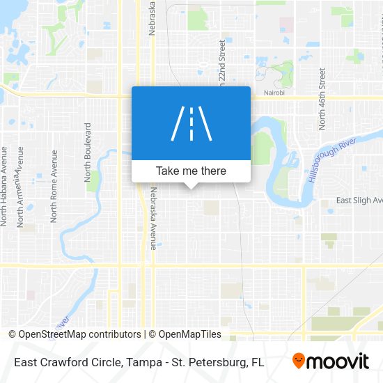 East Crawford Circle map