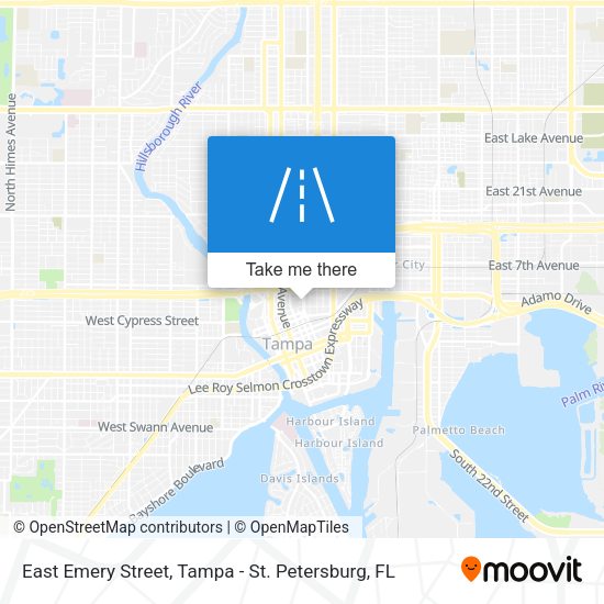 East Emery Street map