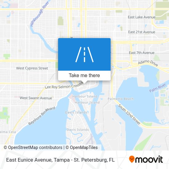 East Eunice Avenue map