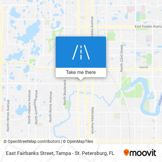 Mapa de East Fairbanks Street